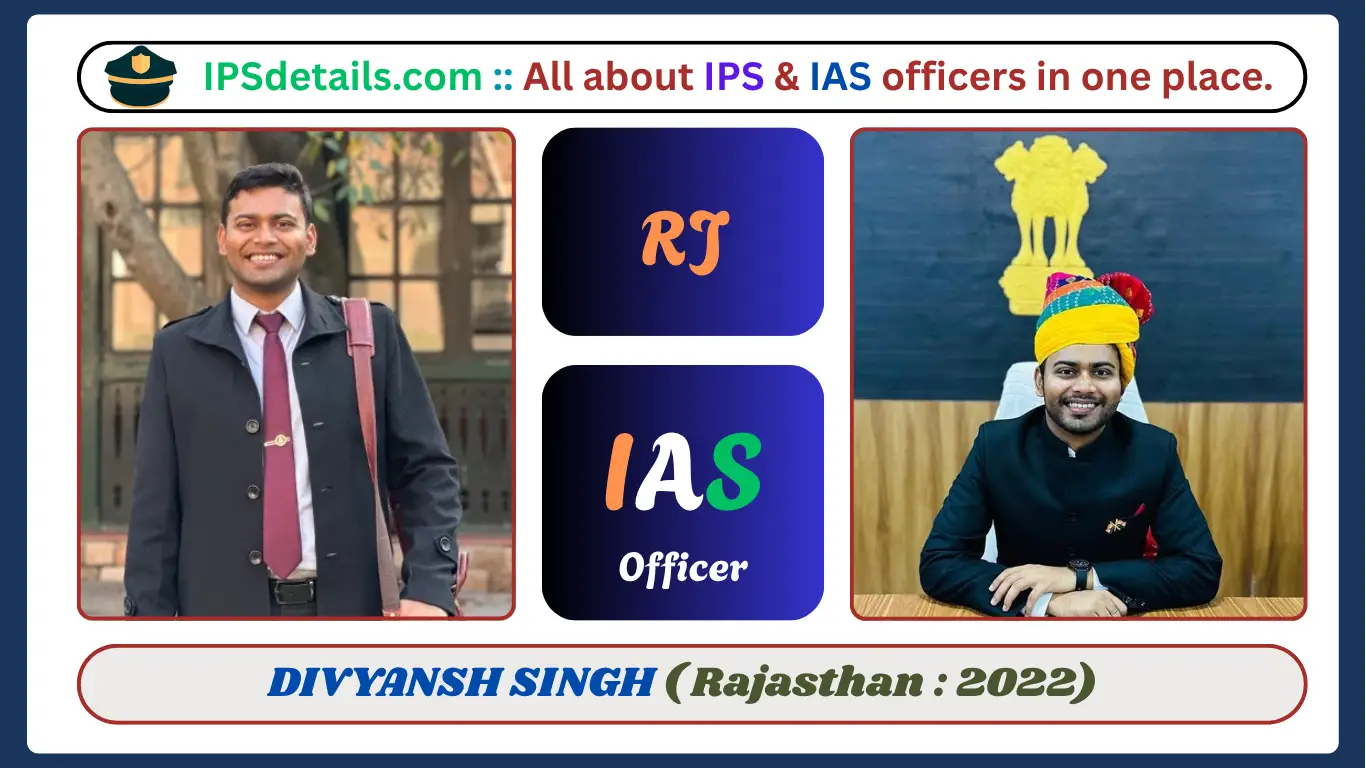 DIVYANSH SINGH IAS Biography
