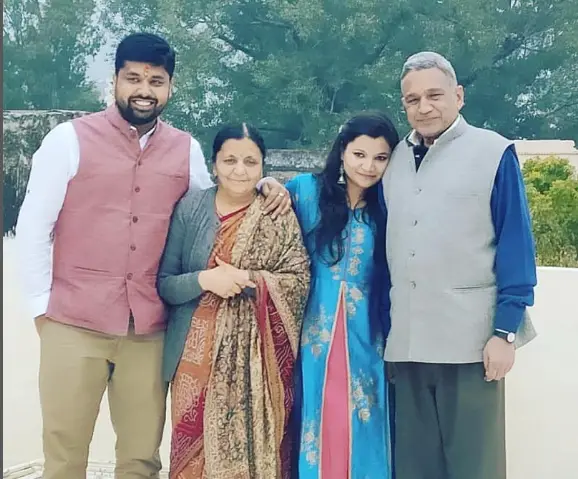 Namami Bansal IAS With Family