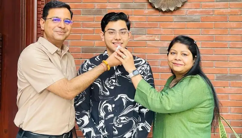 Pankaj Kumar Pandey IAS With Family