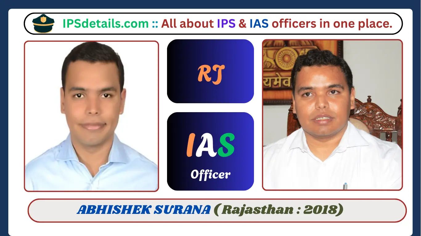 ABHISHEK SURANA IAS Biography