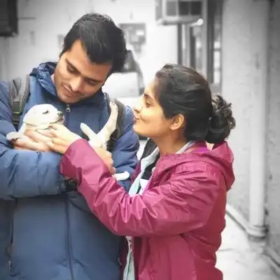 Abhishek Kumar IAS With His WIfe