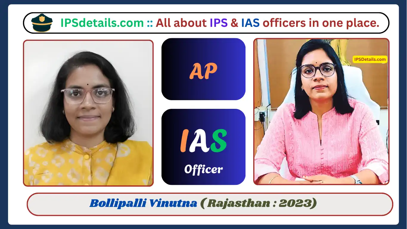 Bollipalli Vinutna IAS Biography