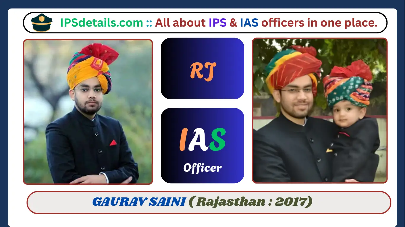 GAURAV SAINI IAS Biography