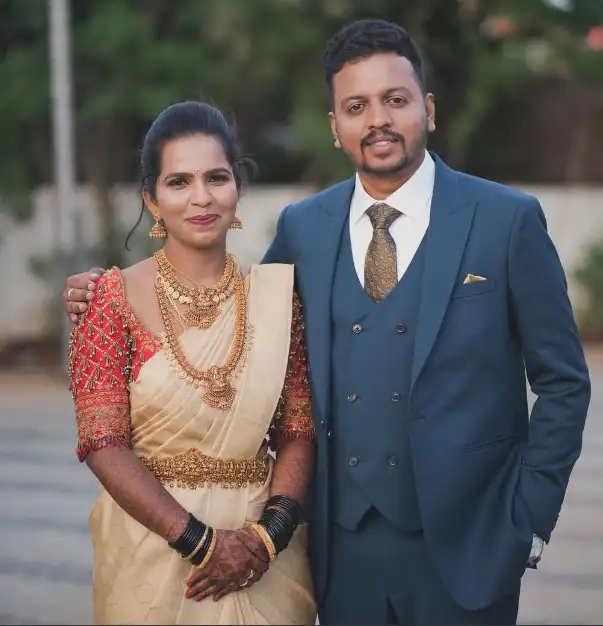 Kalpashree K R IAS With His Husband Abhishekgowda MJ IAS