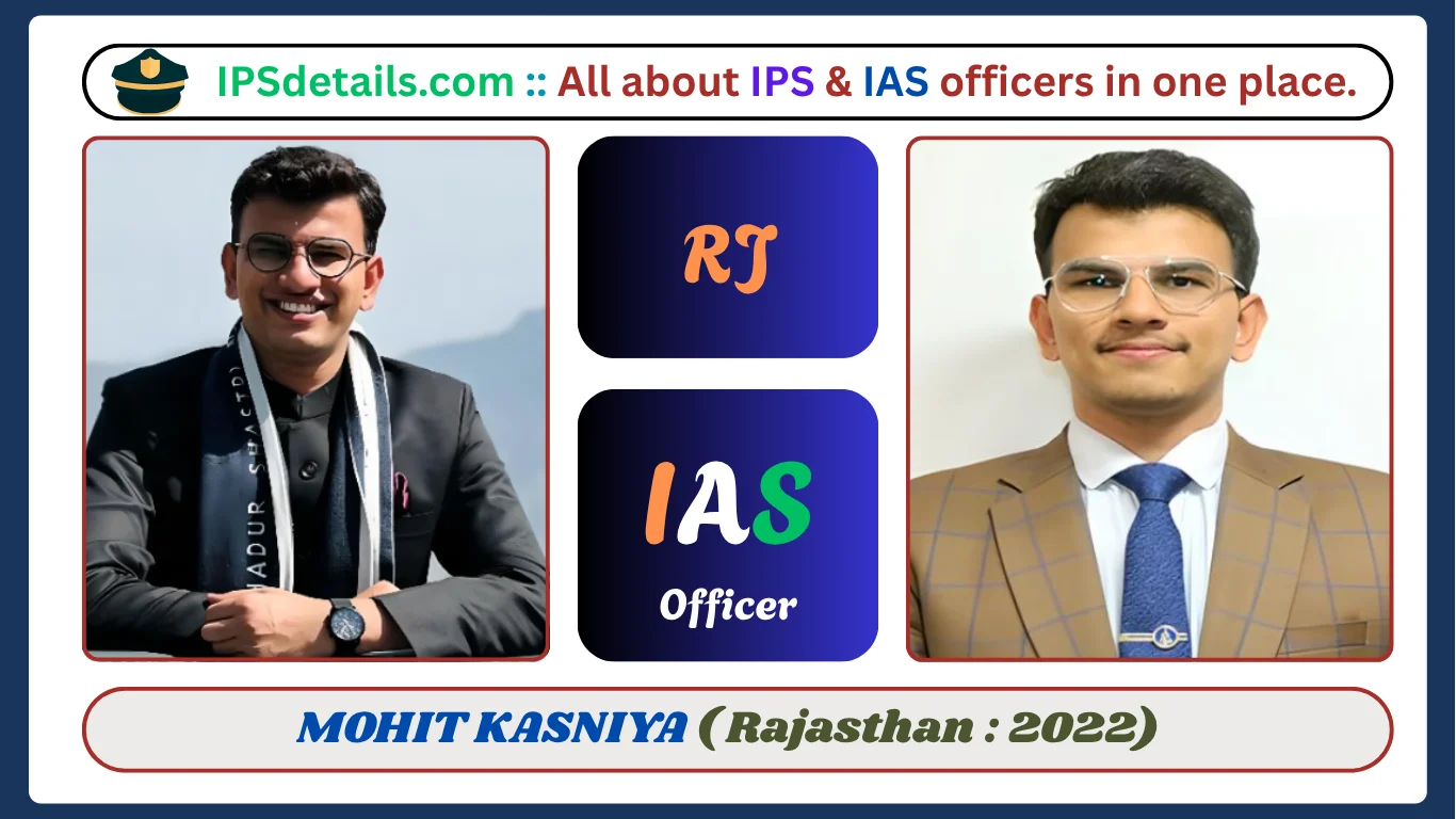 MOHIT KASNIYA IAS Biography