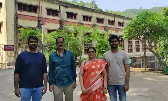 Mantri Mourya Bharadwaj IAS With His Family