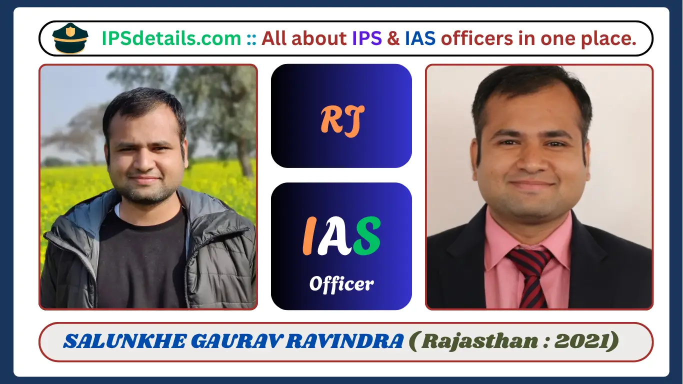 SALUNKHE GAURAV RAVINDRA IAS BiographySALUNKHE GAURAV RAVINDRA IAS Biography