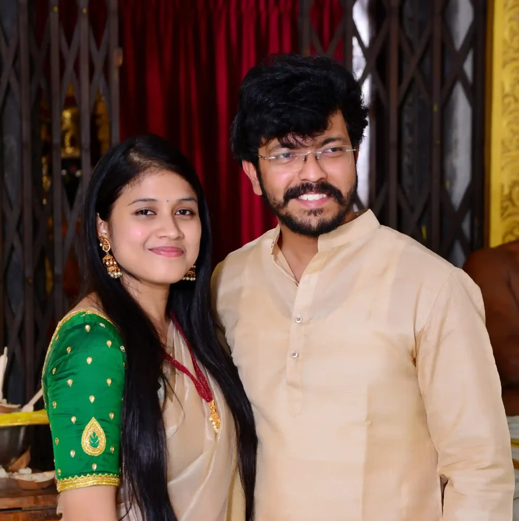 C M Saikanth Varma IAS With His Wife