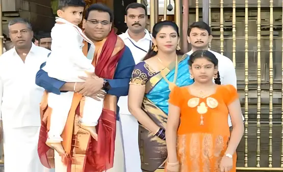 P.S. Pradyumna IAS With his Family