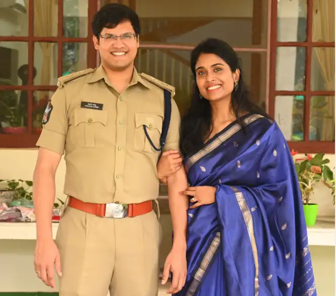 Pedditi Dhatri Reddy IAS With His Husband