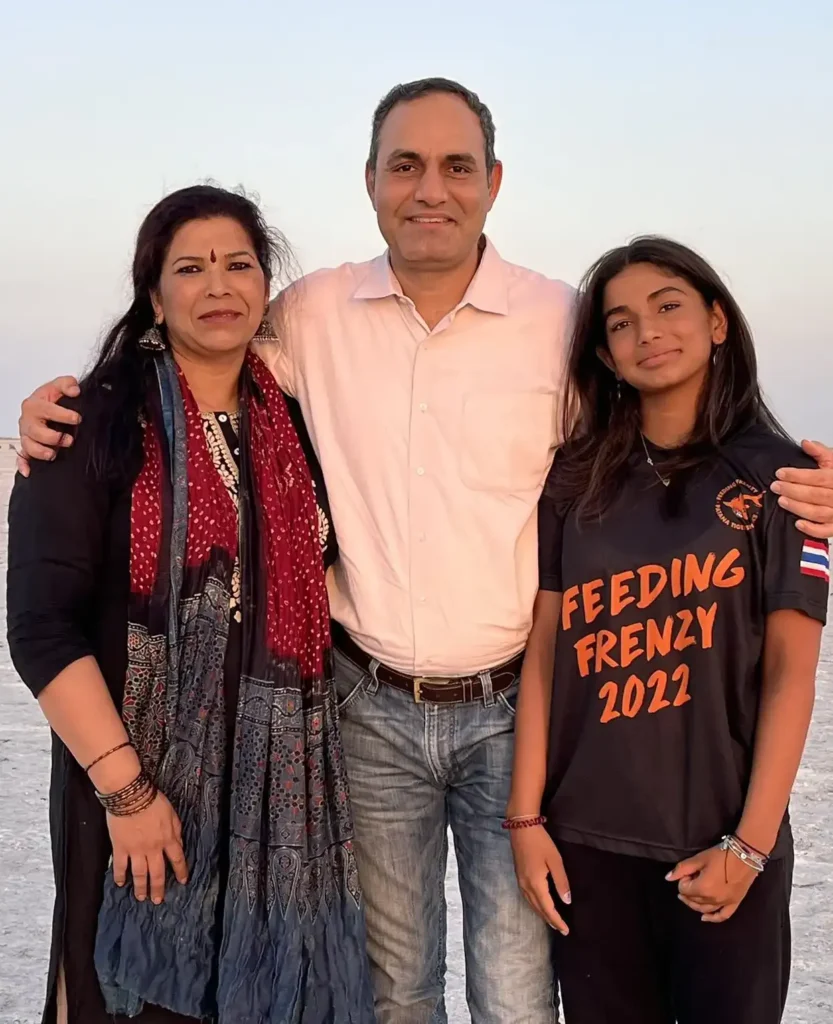 Vijay Nehra IAS With His Wife